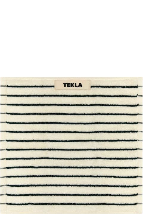 Tekla Textiles & Linens Tekla Embroidered Terry Washcloth