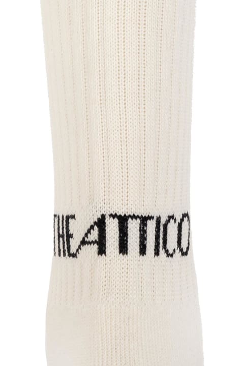 The Attico Underwear & Nightwear for Women The Attico Logo Intarsia Socks