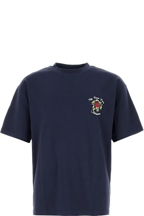 Drôle de Monsieur for Men Drôle de Monsieur Navy Blue Cotton T-shirt