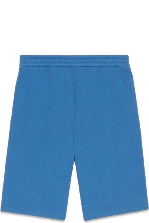 Gucci Bottoms for Boys Gucci Short Felted Cotton Jersey