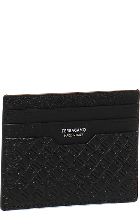 Ferragamo Wallets for Men Ferragamo Monogram Card Holder