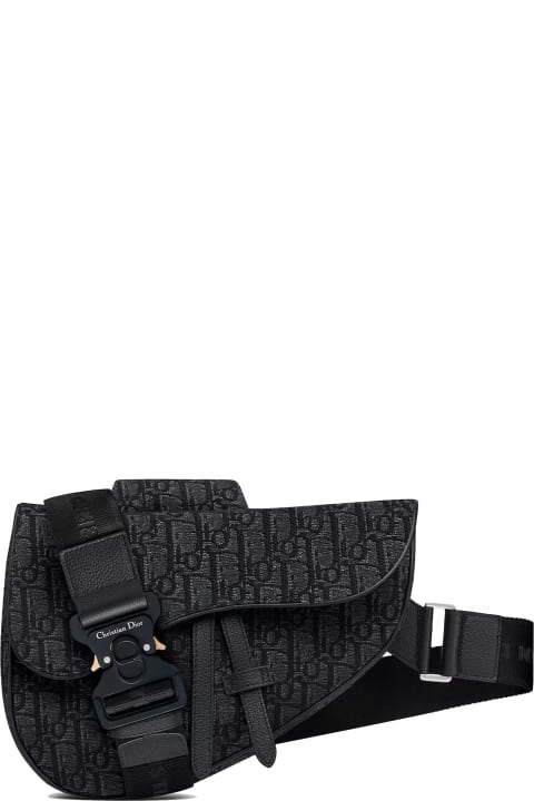 Oblique Jacquard Messenger Bag