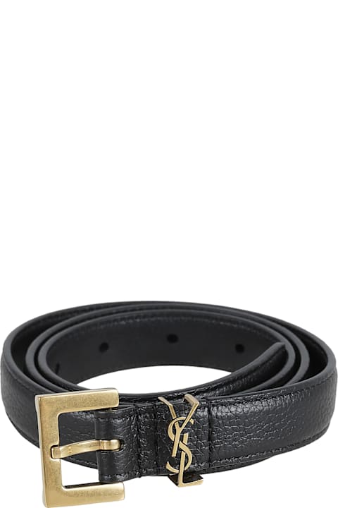 Saint Laurent Belts for Women Saint Laurent Ysl Logo Belt