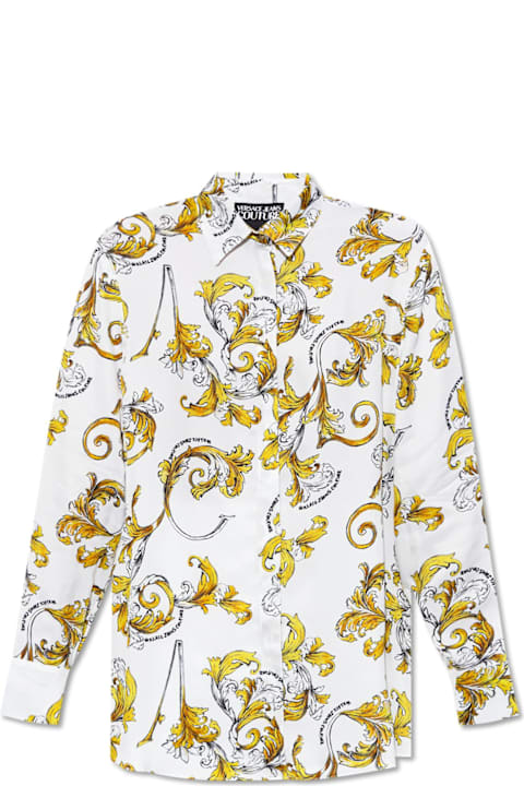 Versace Jeans Couture لـ Women Versace Jeans Couture Versace Jeans Couture Shirt With Outline Barocco Print