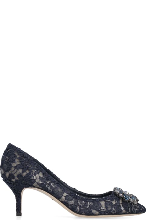 Dolce & Gabbana High-Heeled Shoes for Women Dolce & Gabbana Bellucci Lace Pump
