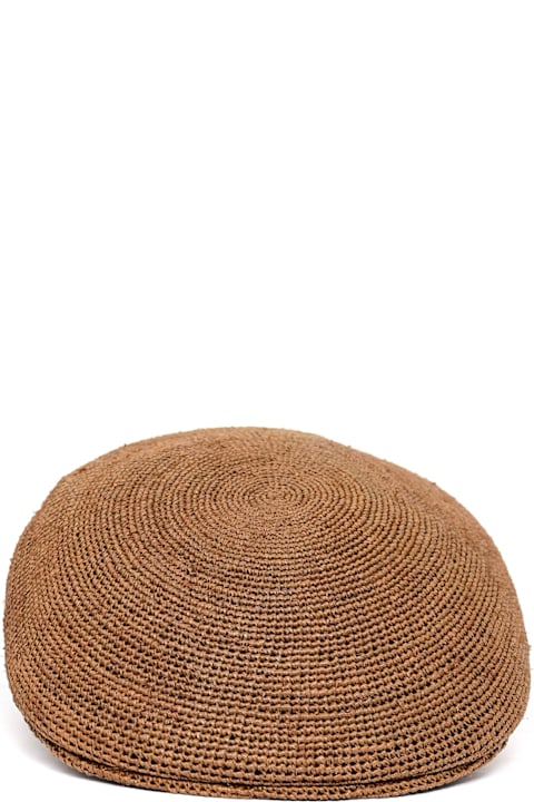 Borsalino Hats for Men Borsalino Cap Miami Berretto-rafia Crochet/flat Beret