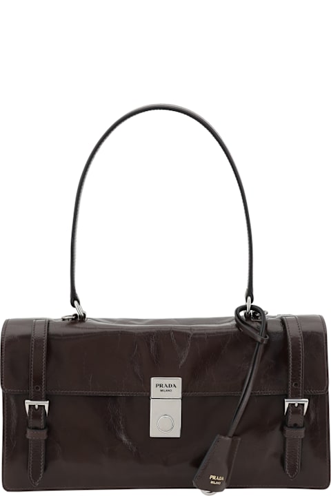 Sale for Women Prada Leather Shoulder Bag