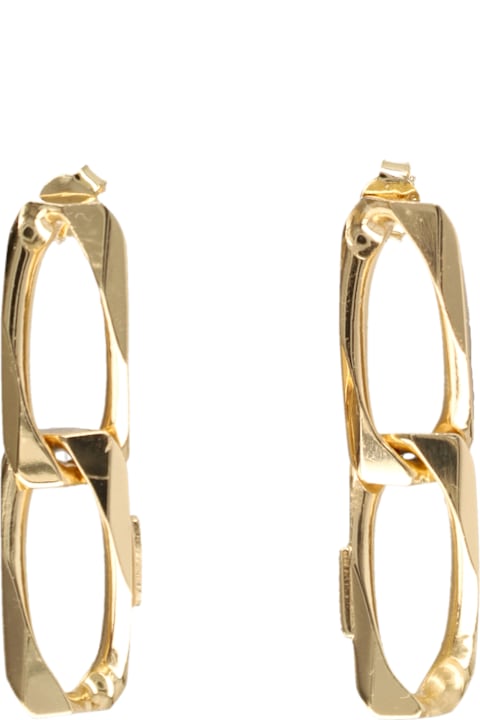 Emanuele Bicocchi for Kids Emanuele Bicocchi Emanuele Bicocchi Gold-plated Silver Chain Link Earrings