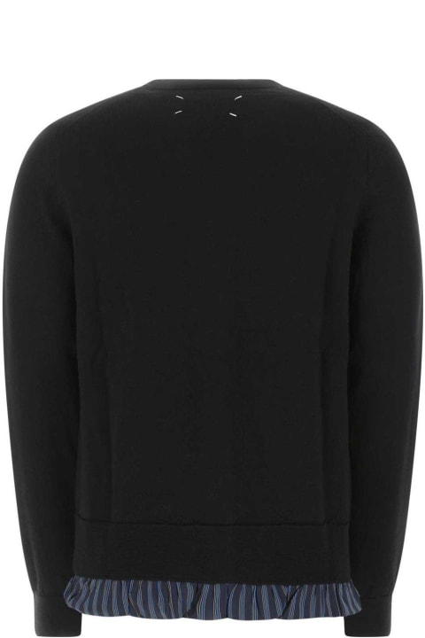 Maison Margiela Sweaters for Men Maison Margiela Distressed-effect V-neck Buttoned Cardigan