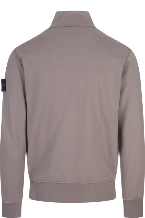Sweaters for Men Stone Island Dove Sweatshirt With Zip