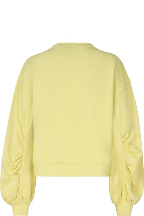 Pinko Fleeces & Tracksuits for Women Pinko Logo Embellished Long-sleeved Sweater