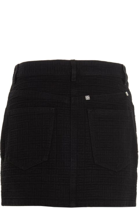 Givenchy Skirts for Women Givenchy Mid-rise Monogram Mini Skirt