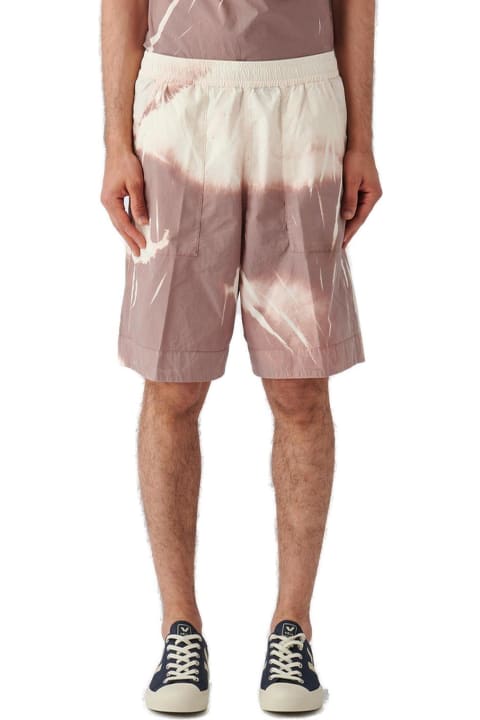 Stone Island Pants for Men Stone Island Elasticated Waistband Bermuda Shorts