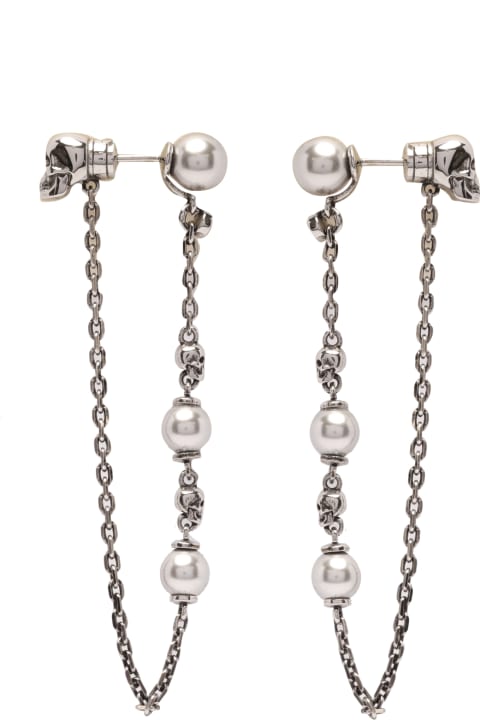 Alexander McQueen Jewelry for Men Alexander McQueen Skull Pendant Earrings