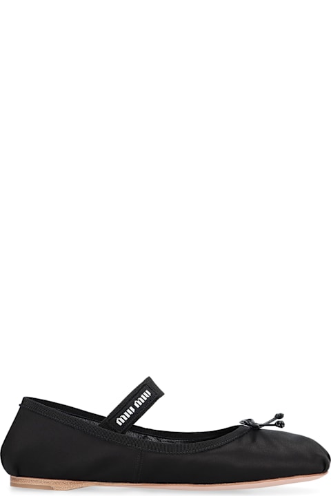 Homeware Miu Miu Satin Ballet Flats