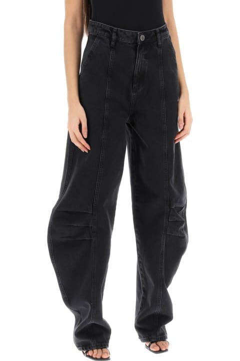 Rotate by Birger Christensen for Women Rotate by Birger Christensen Baggy Jeans With Curved Leg