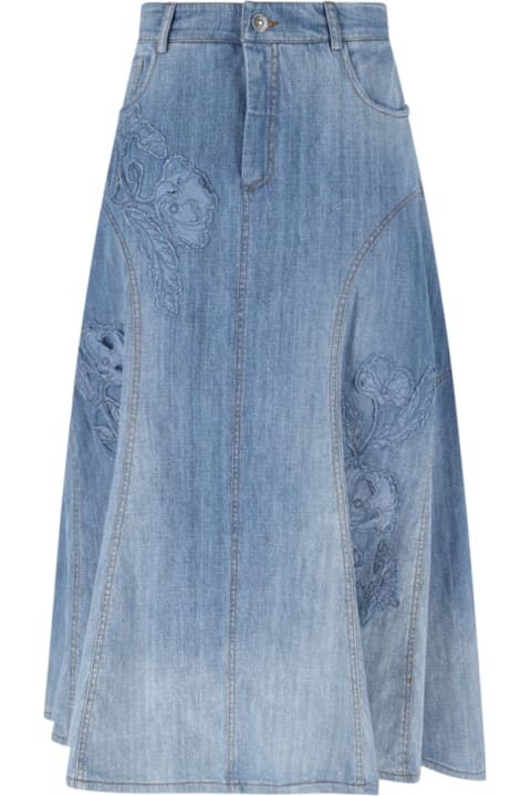 Ermanno Scervino for Women Ermanno Scervino Flared Midi Skirt