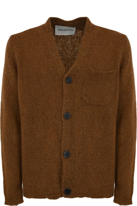 Amaranto Clothing for Men Amaranto Wool And Alpaca Cardigan