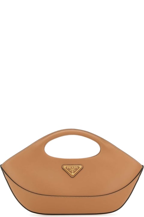 Bags Sale for Women Prada Camel Leather Handbag