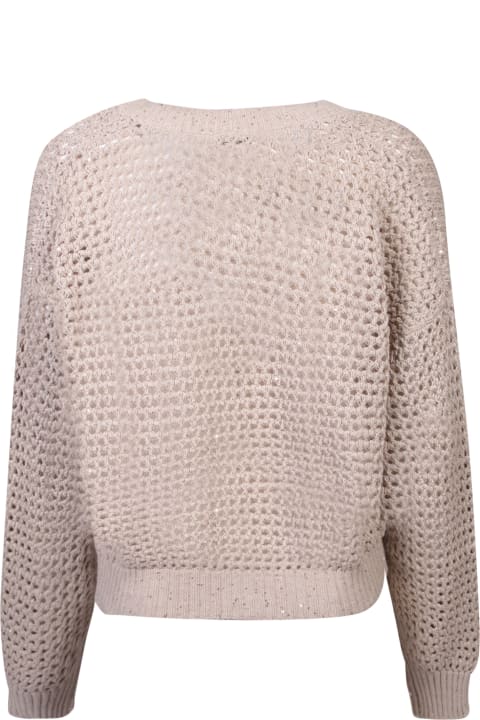 Sweaters for Women Brunello Cucinelli Sequin Knit Cardigan