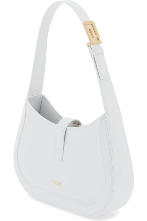 Versace Totes for Women Versace White Leather Bag