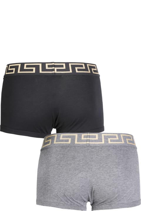 Versace for Men Versace Pack Of Two Boxer Shorts With Greek