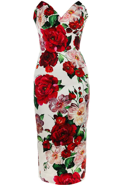 Fashion for Women Dolce & Gabbana Printed Satin Dress