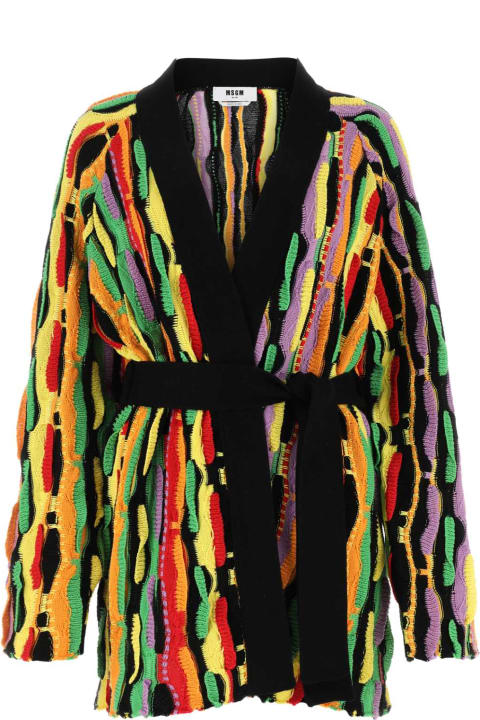 Fashion for Women MSGM Multicolor Cotton Cardigan
