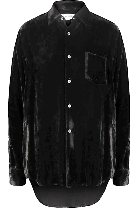 Comme des Garçons Topwear for Women Comme des Garçons Velvet Shirt