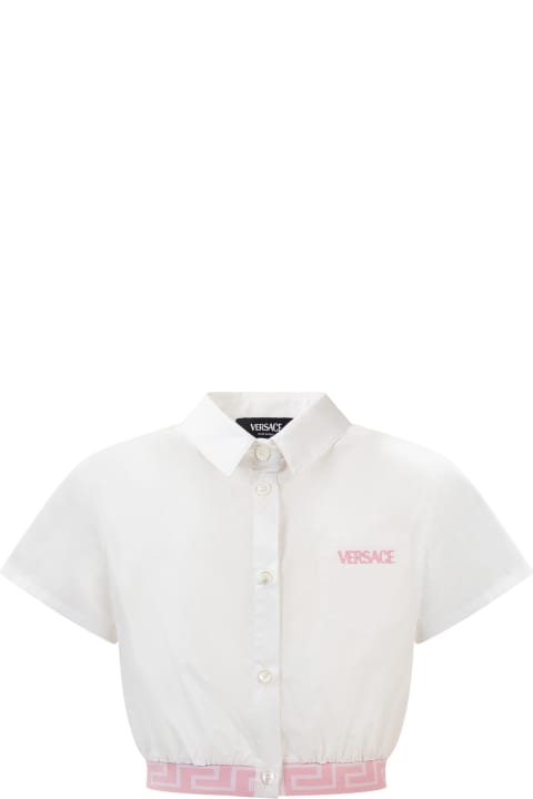 Versace Shirts for Girls Versace Greca Shirt
