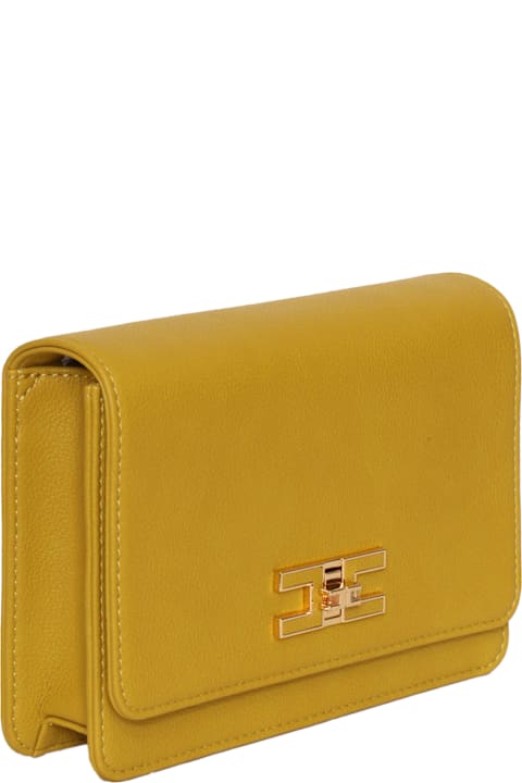 Homeware Elisabetta Franchi Groumette Chain Small Shoulder Bag