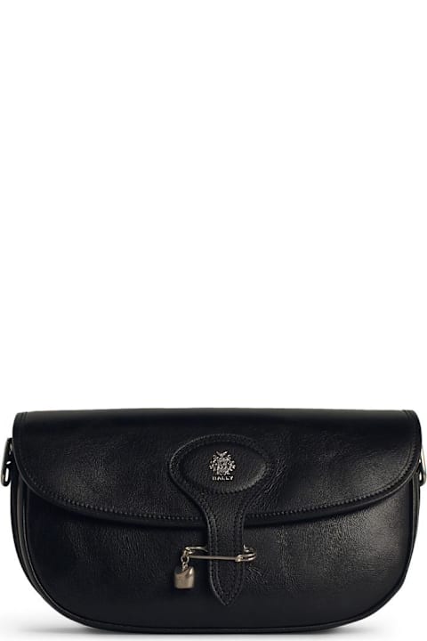 Bally Bags for Women Bally 'beckett' Black Leather Crossbody Bag
