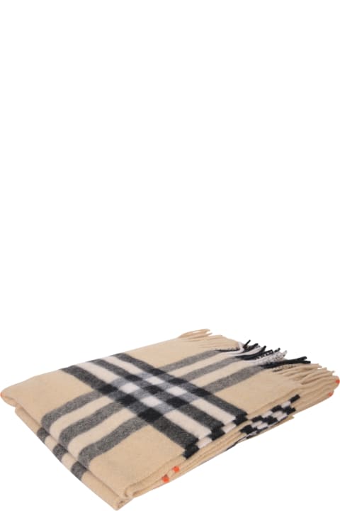 Burberry Scarves & Wraps for Women Burberry Embroidered Cashmere Scarf