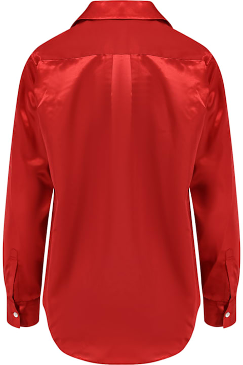 Homeware Comme des Garçons Play Satin Shirt With Maxi Bow