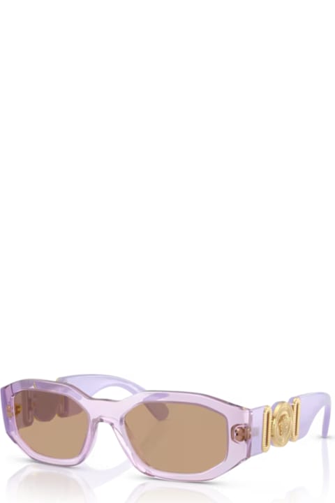 Fashion for Women Versace Eyewear Versace 0ve4361 Medusa Biggie 552663 Lavanda Trasparente Sunglasses