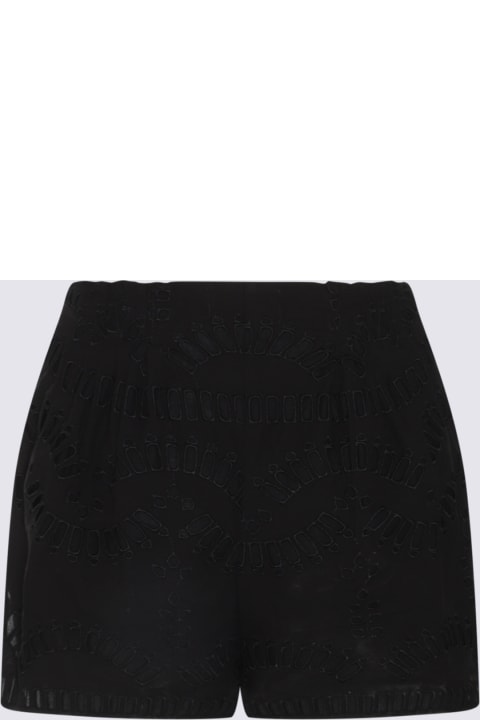 ウィメンズ Charo Ruizのパンツ＆ショーツ Charo Ruiz Black Cotton Shorts