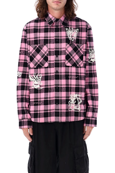 Off-White for Men Off-White Character Check Flannel Shirt