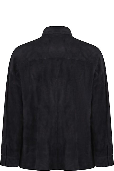 Emporio Armani for Kids Emporio Armani Leather Overshirt