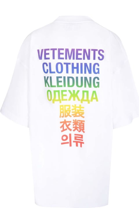 Gradient-alphabet Printed T-shirt