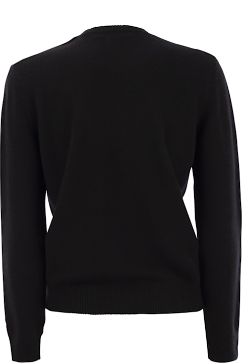 MC2 Saint Barth Clothing for Women MC2 Saint Barth Wool And Alpaca Blend Sweater With Embroidery Bollicine Addicted