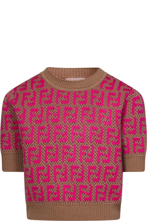 Fendi for Girls Fendi Kids Sweater
