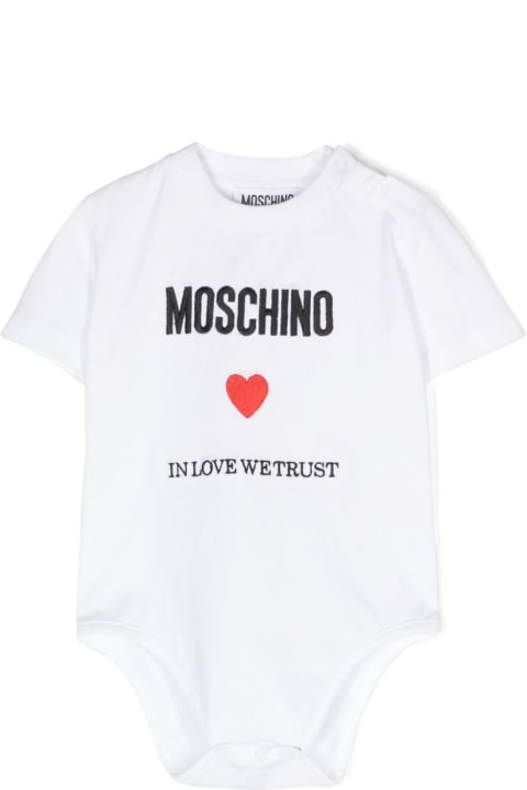 Bodysuits & Sets for Baby Boys Moschino Body Con Ricamo