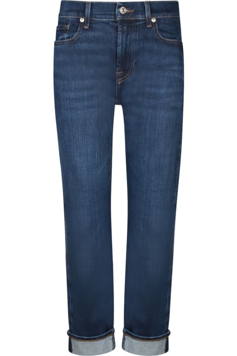 7 For All Mankind Clothing for Women 7 For All Mankind Relaxed Skinny Blue Jeans