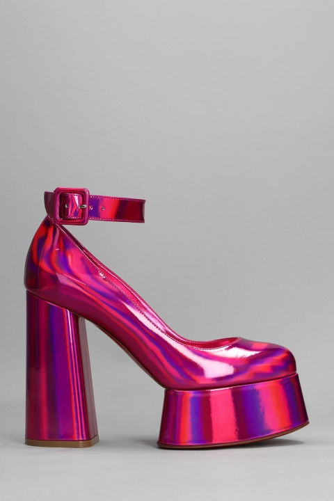 Yazefir 130pat Pumps In Fuxia Leather