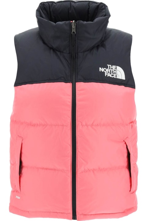 The North Face Printed 1996 Retro Nuptse Vest In Technical Fabric 