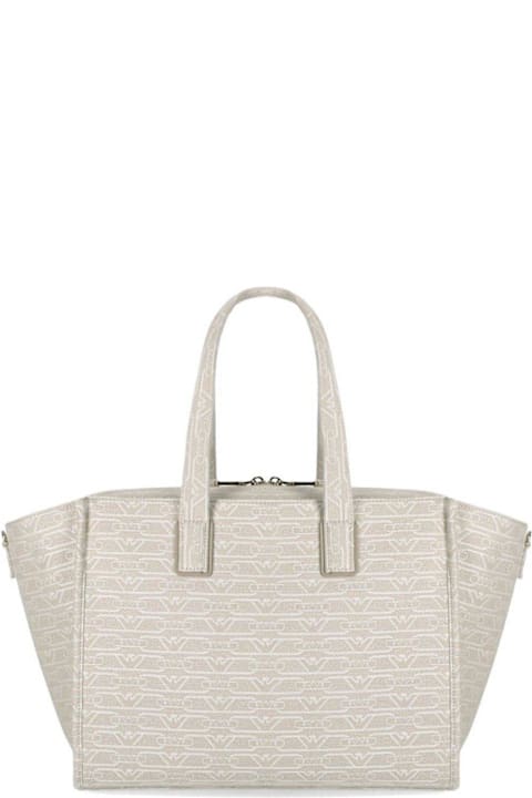 Emporio Armani Totes for Women Emporio Armani All-over Monogram Medium Shopper Bag
