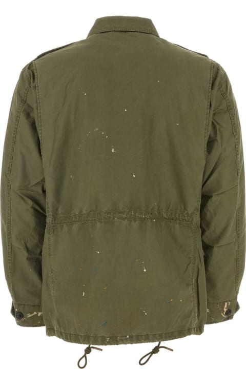 Polo Ralph Lauren Coats & Jackets for Men Polo Ralph Lauren Army Green Cotton Jacket