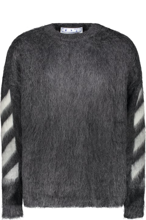 Off-White for Men Off-White Long Sleeve Crew-neck Sweater