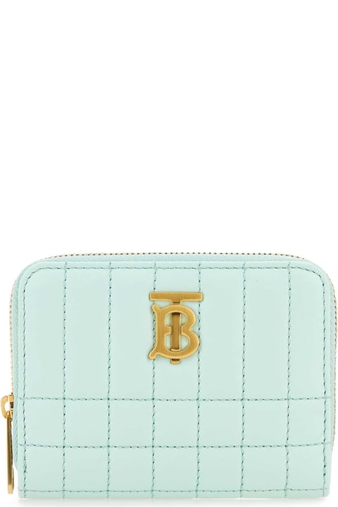 Burberry for Women Burberry Pastel Light-blue Nappa Leather Lola Wallet