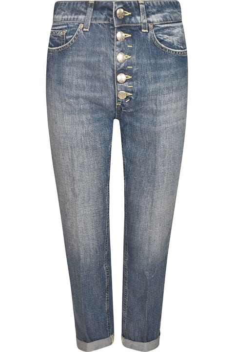 Clothing Sale for Women Dondup Buttoned Cropped Jeans Dondup